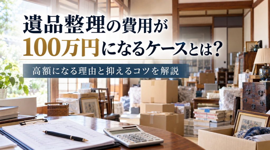 遺品整理で100万円になるケース