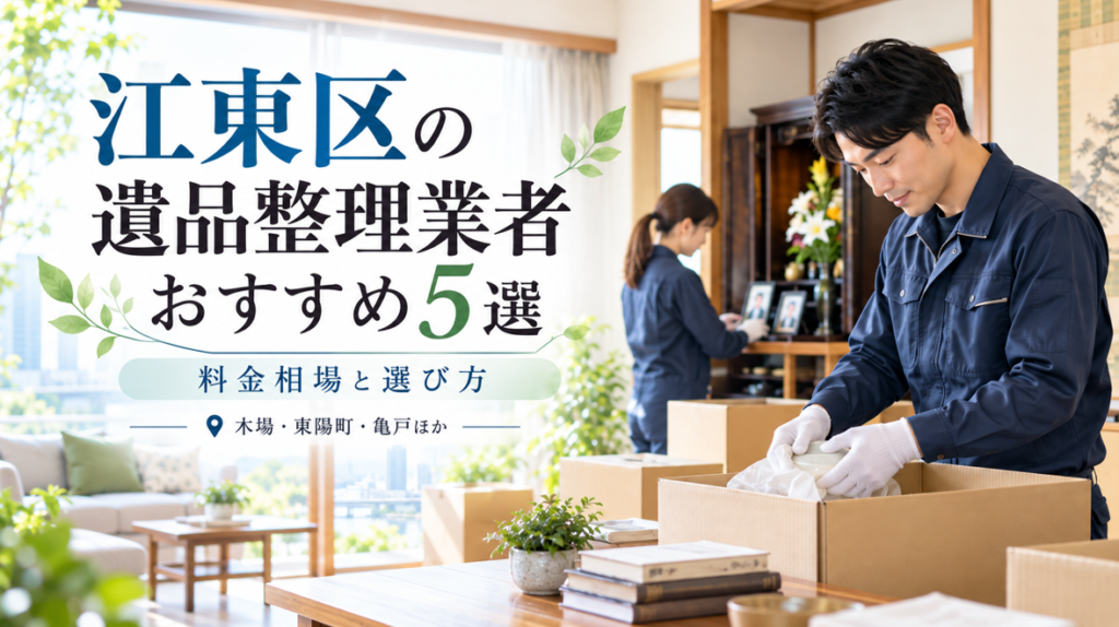 江東区のおすすめ遺品整理業者