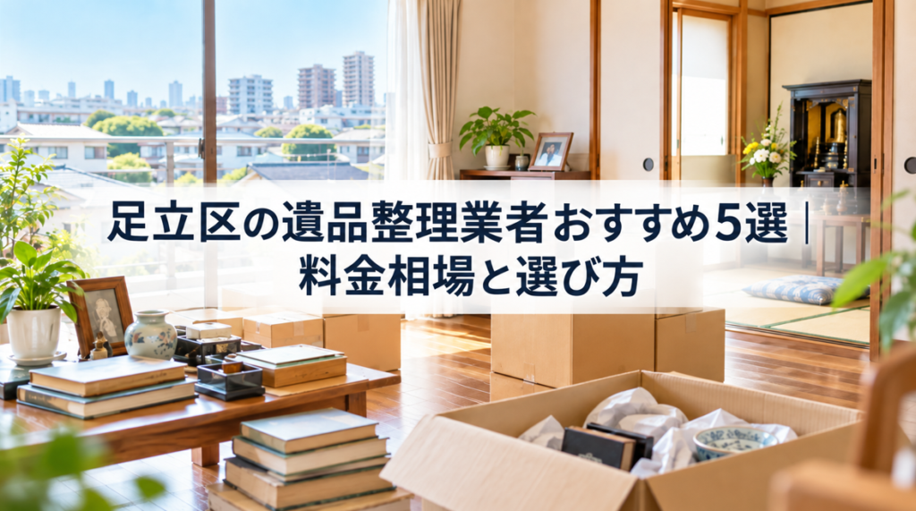 足立区のおすすめ遺品整理業者