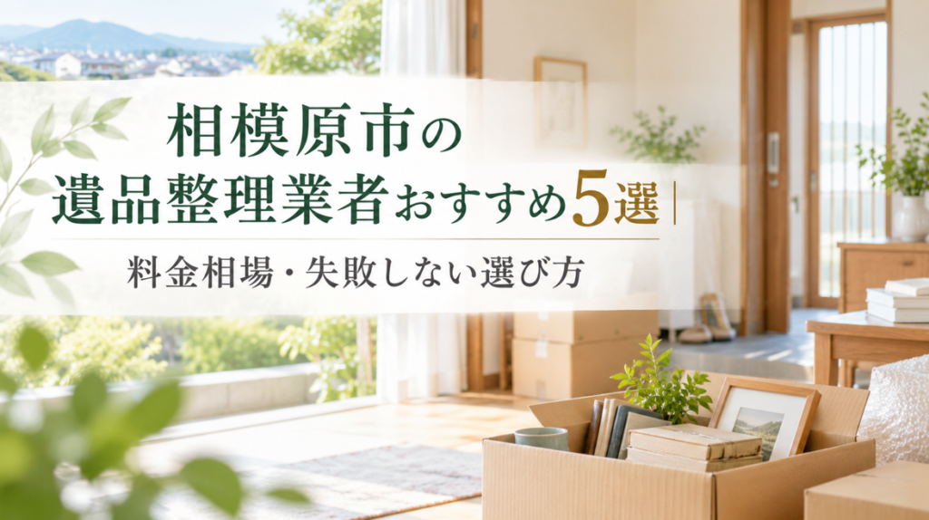 相模原市のおすすめ遺品整理業者