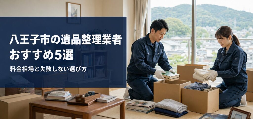 八王子市のおすすめ遺品整理業者
